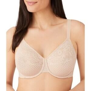 Wacoal Visual Effects Lace Underwire Full-Coverage Seamless Minimizer Bra 32DDD